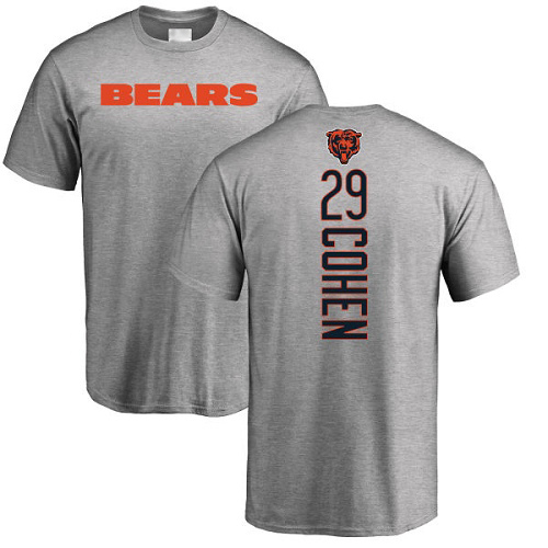 Chicago Bears Men Ash Tarik Cohen Backer NFL Football #29 T Shirt